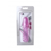 Розовая насадка с нежными шипами - 13,5 см. - Toyfa Basic - в Реутове купить с доставкой
