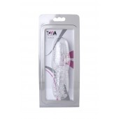 Прозрачная насадка с шишечками и шипами - 13,5 см. - Toyfa Basic - в Реутове купить с доставкой