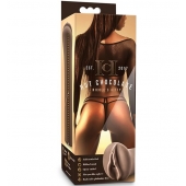 Коричневый мастубратор-вагина Nicole s Kitty - Blush Novelties - в Реутове купить с доставкой