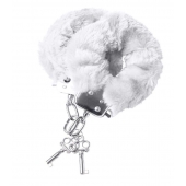 Наручники с белой меховой опушкой - ToyFa - купить с доставкой в Реутове