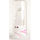 Гелевая прозрачная насадка с 2 отростками - 13 см. - Toyfa Basic - в Реутове купить с доставкой