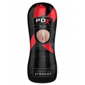 Мастурбатор-вагина Vibrating Pussy Stroker с вибрацией - Pipedream - в Реутове купить с доставкой