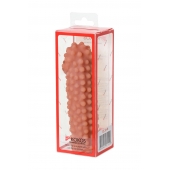Телесная насадка на фаллос с бугорками KOKOS Extreme Sleeve 10 - 15,8 см. - KOKOS - в Реутове купить с доставкой