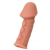 Насадка на фаллос с пузыриками, венками и ребристостью KOKOS Extreme Sleeve 09 - 12,7 см. - KOKOS - в Реутове купить с доставкой