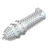 Закрытая прозрачная насадка Crystal sleeve - 14,2 см. - Erowoman-Eroman - в Реутове купить с доставкой