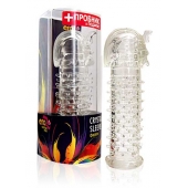 Закрытая прозрачная насадка на пенис Crystal Sleeve Faraon - 13,5 см. - Erowoman-Eroman - в Реутове купить с доставкой