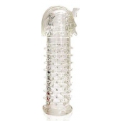Закрытая прозрачная насадка на пенис Crystal Sleeve Faraon - 13,5 см. - Erowoman-Eroman - в Реутове купить с доставкой
