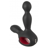 Черный вибромассажер простаты с нагревом и ротацией Prostate Plug - 14,5 см. - Orion - в Реутове купить с доставкой