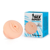Телесная насадка-вагина на помпу - Sex Expert - в Реутове купить с доставкой