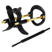 Черно-золотистый экстендер для пениса Sex Expert - Sex Expert - в Реутове купить с доставкой