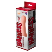 Телесная насадка на Harness с коннектором RED LINE - 13 см. - LOVETOY (А-Полимер) - купить с доставкой в Реутове