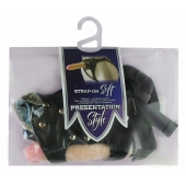 Черный пояс-трусики с двумя насадками Soft-Dolli - 16,5 и 10,5 см. - LOVETOY (А-Полимер) - купить с доставкой в Реутове