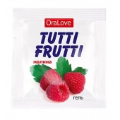 Пробник гель-смазки Tutti-frutti с малиновым вкусом - 4 гр. - Биоритм - купить с доставкой в Реутове