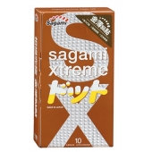 Презервативы Sagami Xtreme FEEL UP с точечной текстурой и линиями прилегания - 10 шт. - Sagami - купить с доставкой в Реутове