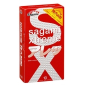 Утолщенные презервативы Sagami Xtreme Feel Long с точками - 10 шт. - Sagami - купить с доставкой в Реутове