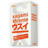 Ультратонкие презервативы Sagami Xtreme SUPERTHIN - 15 шт. - Sagami - купить с доставкой в Реутове