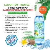 Очищающий спрей для игрушек CLEAR TOY Tropic - 100 мл. - Биоритм - купить с доставкой в Реутове