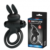 Черное эрекционное кольцо с вибростимуляцией клитора Vibrant Penis Ring III - Baile - в Реутове купить с доставкой