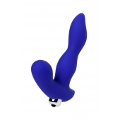 Синий силиконовый вибростимулятор простаты Stroman - 14,5 см. - ToyFa - в Реутове купить с доставкой