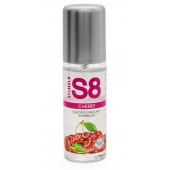 Смазка на водной основе S8 Flavored Lube со вкусом вишни - 125 мл. - Stimul8 - купить с доставкой в Реутове