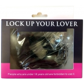 Черные меховые наручники Love с ключиками - Baile - купить с доставкой в Реутове