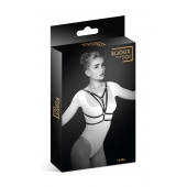 Черная упряжь на грудь Laura - Bijoux Pour Toi - купить с доставкой в Реутове