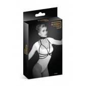 Черная упряжь на грудь Julia - Bijoux Pour Toi - купить с доставкой в Реутове