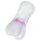 Прозрачный реалистичный мастурбатор Juicy Pussy Crystal Rose - ToyFa - в Реутове купить с доставкой