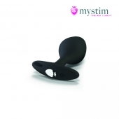 Черная пробка Mystim Rocking Vibe S с возможностью подключения к электростимулятору - 9,7 см. - MyStim - купить с доставкой в Реутове