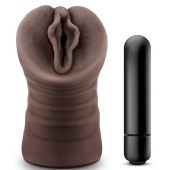 Коричневый мастурбатор-вагина Alexis - Blush Novelties - в Реутове купить с доставкой