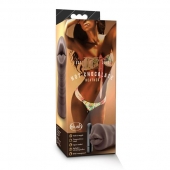 Коричневый мастурбатор-ротик Heather - Blush Novelties - в Реутове купить с доставкой