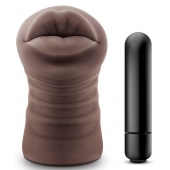 Коричневый мастурбатор-ротик Renee - Blush Novelties - в Реутове купить с доставкой