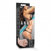 Телесный мастурбатор-ротик Angie - Blush Novelties - в Реутове купить с доставкой