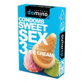 Презервативы для орального секса DOMINO Sweet Sex с ароматом мороженого - 3 шт. - Domino - купить с доставкой в Реутове