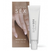 Гель для мастурбации с ароматом кокоса Slow Sex Finger Play Gel - 30 мл. - Bijoux Indiscrets - купить с доставкой в Реутове