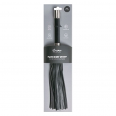 Черная плеть Easytoys Flogger With Metal Grip - 38 см. - Easy toys - купить с доставкой в Реутове