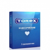 Гладкие презервативы Torex  Классические  - 3 шт. - Torex - купить с доставкой в Реутове