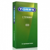 Текстурированные презервативы Torex  С точками  - 12 шт. - Torex - купить с доставкой в Реутове