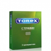 Текстурированные презервативы Torex  С точками  - 3 шт. - Torex - купить с доставкой в Реутове