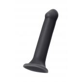 Черный фаллос на присоске Silicone Bendable Dildo XL - 20 см. - Strap-on-me - купить с доставкой в Реутове