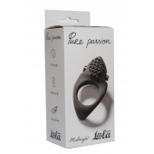 Черное эрекционное виброкольцо Pure Passion Midnight - Lola Games - в Реутове купить с доставкой
