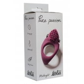Бордовое эрекционное виброкольцо Pure Passion Midnight - Lola Games - в Реутове купить с доставкой