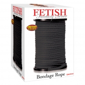 Черная веревка для связывания Bondage Rope - 60,9 м. - Pipedream - купить с доставкой в Реутове