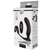 Черный массажер простаты REMOTE P-PLEASER - Dream Toys - в Реутове купить с доставкой