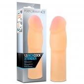 Телесная насадка-удлинитель на пенис PERFORMANCE 1.5INCH COCK XTENDER - 16 см. - Blush Novelties - в Реутове купить с доставкой