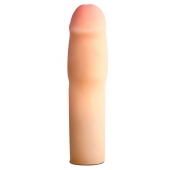 Телесная насадка-удлинитель на пенис PERFORMANCE 1.5INCH COCK XTENDER - 16 см. - Blush Novelties - в Реутове купить с доставкой