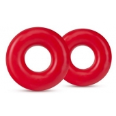 Набор из 2 красных эрекционных колец DONUT RINGS OVERSIZED - Blush Novelties - в Реутове купить с доставкой