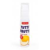 Гель-смазка Tutti-frutti со вкусом сочной дыни - 30 гр. - Биоритм - купить с доставкой в Реутове