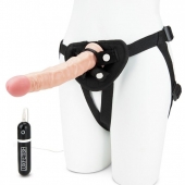 Регулируемые трусики с вибрирующей насадкой - 21 см. - Lux Fetish - купить с доставкой в Реутове