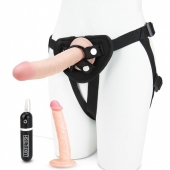 Регулируемые трусики с 2 насадками - 16 и 15 см. - Lux Fetish - купить с доставкой в Реутове